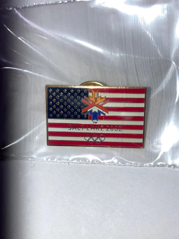 PIN 2002 Salt Lake City Olympics USA Flag 50 Stars - Image 1 of 1