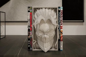 Buchstütze Okarun I Dan Da Dan Manga / Bücherecke I Bücherregal Deko - Picture 1 of 14