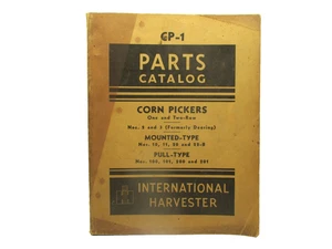 Catalogo ricambi IH Service Parts International Harvester CP-1 raccoglitori mais - Foto 1 di 9