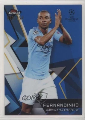2018-19 Topps Finest UCL Blue Refractor /150 Fernandinho #6 - Image 1 of 2