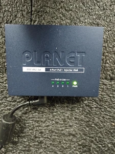 Hub injecteur PoE+ Planet P7004562432 1PHPOE-460 HPOE-460 4 ports 802.3at - Photo 1/9