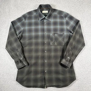 Tintoria Mattei 954 Men’s L 41/16 Plaid Flannel Shirt Made in Italy 100% Cotton - Picture 1 of 12