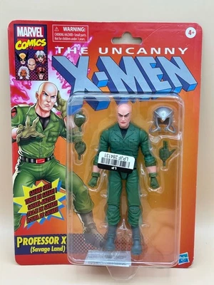 Figura de acción Hasbro Marvel Legends Uncanny X-Men Retro Professor X Savage Land Foto 1 de 4