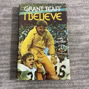 Grant Teaff I Believe Signed By Grant Teaff HCDJ 1975 Baylor University Waco TX - Bild 1 von 9