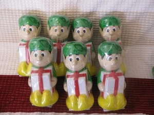 De colección 7 Nuevo 9" Elfo Navidad Toro Camino Luz Topper Cubiertas Molde Soplado - Imagen 1 de 5