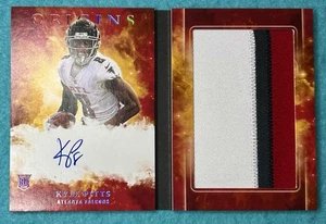 2021 Panini Origins Kyle Pitts Rookie Booklet RC RPA FALCONS On Card Auto /25 - Bild 1 von 5