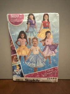 Simplicity Sewing Pattern 8627 Disney Princess Childs Skirts Uncut - Picture 1 of 2
