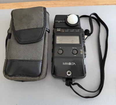 [Excelente+5 con estuche] Medidor de flash Minolta IV medidor de luz usado de JAPÓN Foto 1 de 4