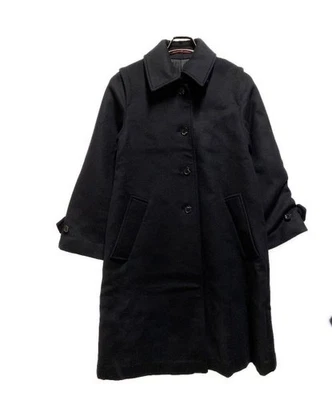 Comptoir des Cotonniers Wool Cashmere Loden Coat Black S Used - Image 1 of 4