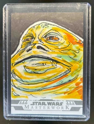 2024 Topps Star Wars Masterwork Mike LaPeruta Sketch Cards Auto #1/1 - Image 1 of 2