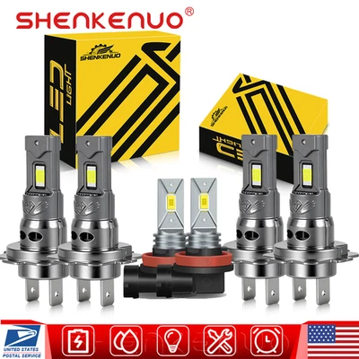 Combo faros LED + kit bombilla antiniebla para Mercedes Benz C300 350 2008 2009 2010 Foto 1 de 4