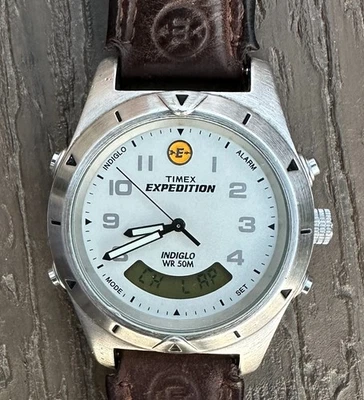 Reloj Timex Expedition Hombre 42mm Metal Ana-Digi Cronógrafo Alarma - Funciona tiene problemas Foto 1 de 4