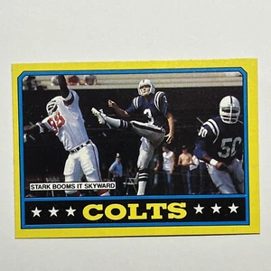 1986 Topps Colts Team Leaders Indianapolis Colts #314 - Picture 1 of 2
