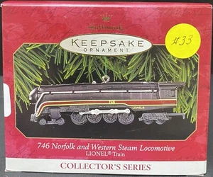 Hallmark Keepsake Ornament 1999 Lionel Train Lokomotive 746 Norfolk & Western - Bild 1 von 4