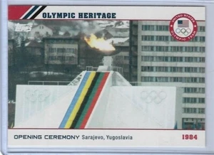 2014 TOPPS OLYMPIC OPENING CEREMONY / HERITAGE CARD OH-14 ~ 1984 SARAJEVO - Picture 1 of 2