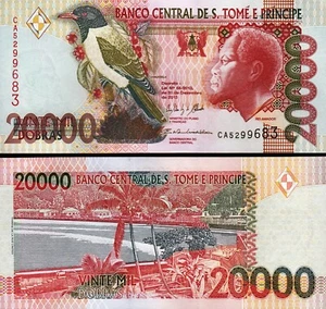 Saint Thomas, Sao Tome 20000 Dobras 2013, UNC, P-67e - Picture 1 of 3
