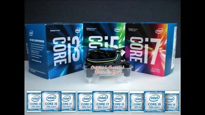 Inte CPU Cooler Fan for i5-8600 i5-8600T Desktop Socket LGA1151 8th Gen - New - Image 1 of 4