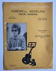 Bob Dylan Sheet Music Farewell Angelica