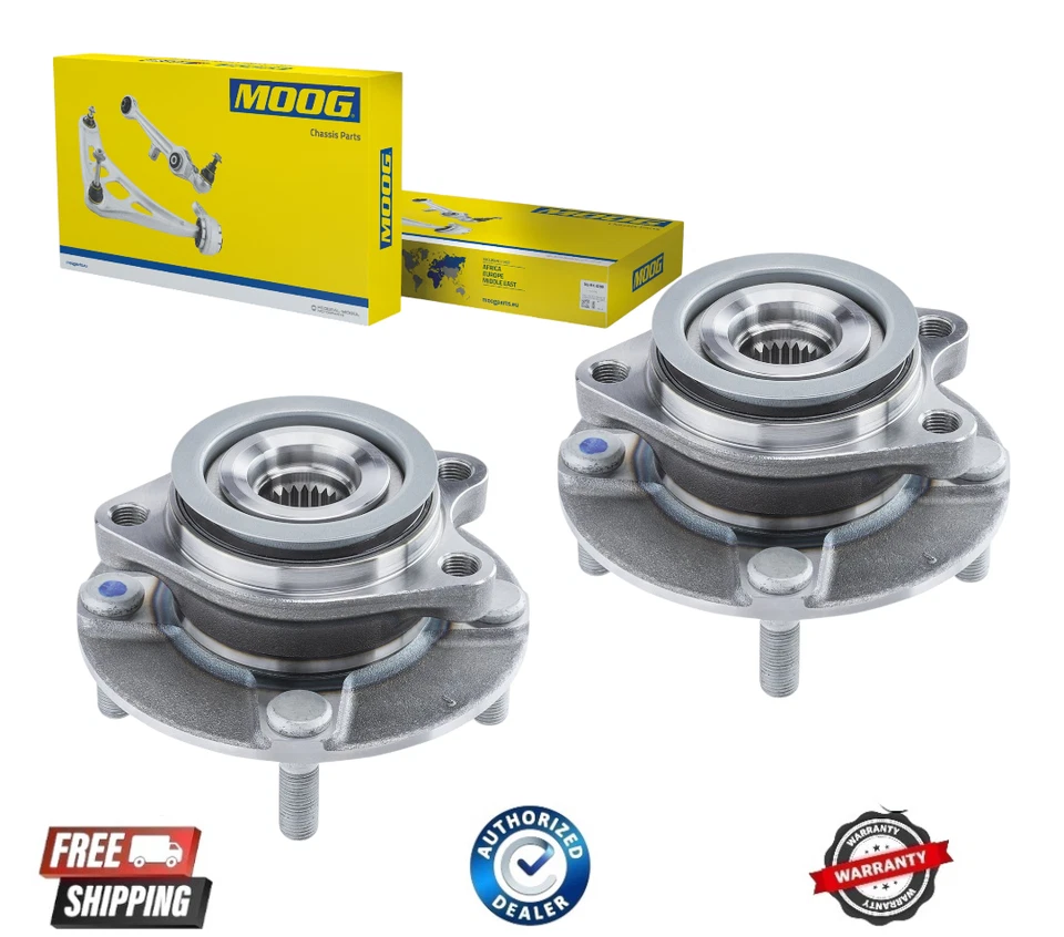 Conjunto de buje de cojinete de rueda delantera MOOG para 07 08 2009 2010 2011 2012 Nissan Versa Foto 1 de 1