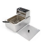 6L Stainless Steel Electric Deep Fryer Home Commercial Restaurant Cooker NEW