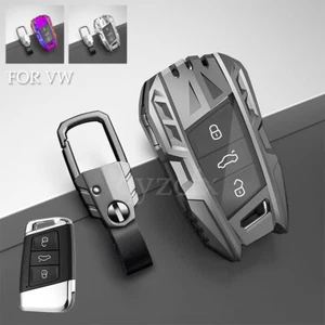 Zinc Alloy Car Key Cover Case Holder For VW Passat B8 MK2 For Skoda Superb A7 - Picture 1 of 13