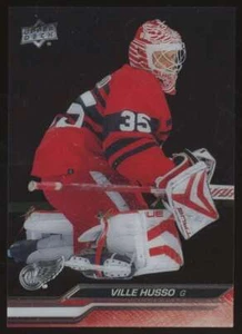 2023-24 Upper Deck Clear Cut Ville Husso #316 Detroit Red Wings - Picture 1 of 3