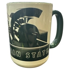 Michigan State Spartans 15 Ounce Ceramic Shadow Mug Cup - Picture 1 of 1