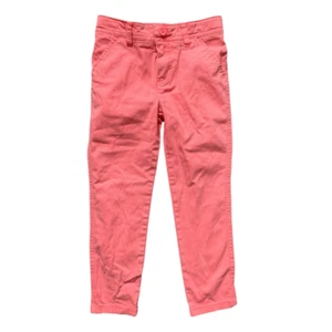 Youth Girls Cat & Jack Adjustable Tab Waist Coral Skinny Jeans - Sz 6 - Picture 1 of 1