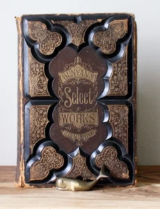 Antique 1871 Select Works of John Bunyan. Rare Leatherbound. Pilgram's Progress - Picture 1 of 24