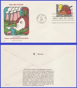 USA5 #U585 U/A FLEETWOOD FDC   Energy Development - Imagen 1 de 1