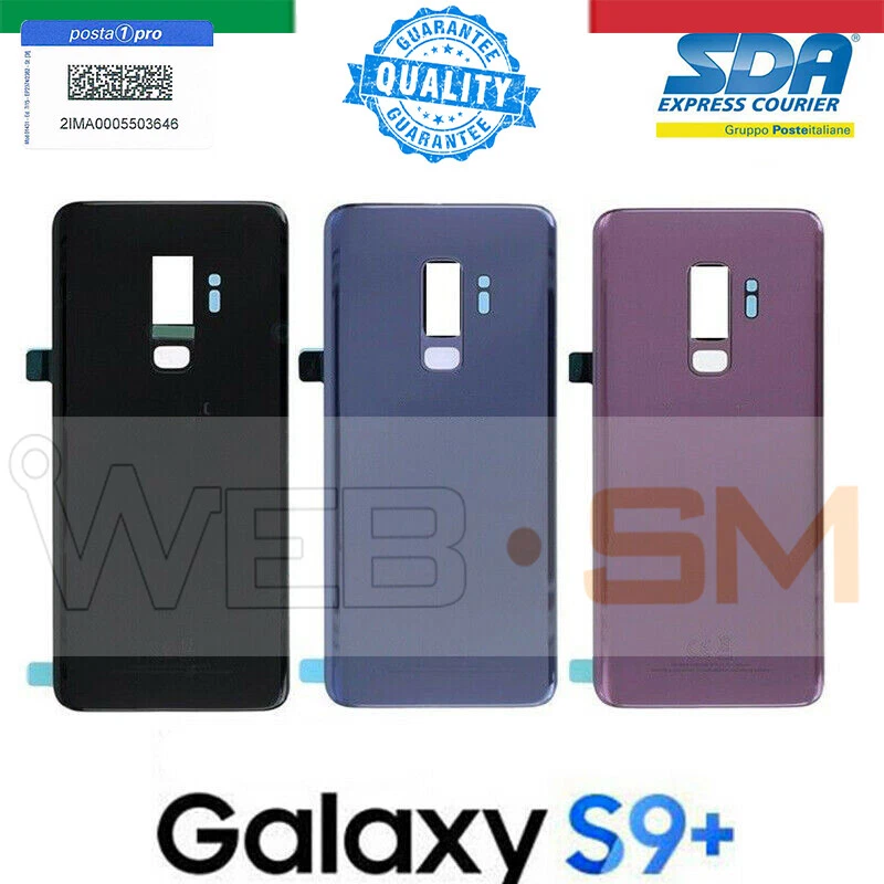 BACK COVER SCOCCA POSTERIOR COPRI BATTERIA PER SAMSUNG GALAXY S9 PLUS G965 G965F