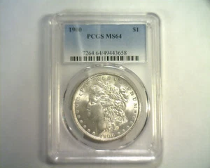1900 MORGAN SILVER DOLLAR PCGS MS64 NICE ORIGINAL COIN BOBS COINS FAST SHIP - Picture 1 of 4