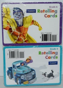 Pearson Retelling Card sets for Gr. 3 & 5 - Free shipping - Foto 1 di 1