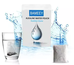 Sacchetto Filtro Acqua Alcalina,Ph Bilanciato e Ionizzato Acqua On-The-Go,Portatile Wat - Foto 1 di 13