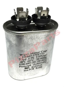 Lincoln 369192 Replacement 7.5 MFD 370V Motor Run Capacitor - Free Shipping - Picture 1 of 1