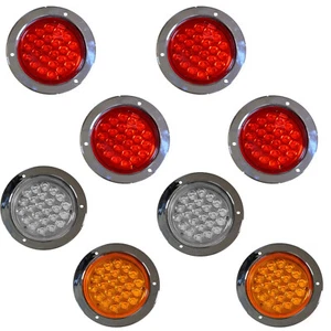 Indicador lateral de luz trasera de 4 pulgadas y luces de estacionamiento con... - Imagen 1 de 9