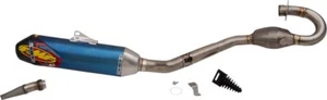 FMF Factory 4.1 blu titanio con megabomba Kawasaki KXF450 ADATTO DAL 2024 AL 2025 - Foto 1 di 1