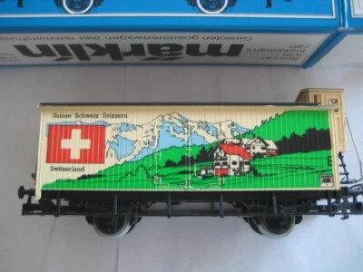 Marklin H0 4680-87707 (2510) Suisse Wagon W/Brakeman's Cab en Original Boite - Photo 1/4