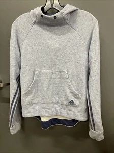 Adidas Kids Blue Hoodie Sz 12/17 - Picture 1 of 3