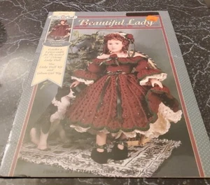 DM20 FIBRE CRAFT 1996, BEAUTIFUL LADY 4 PIECE OUTFIT CROCHET PATTERN LEAFLET - Picture 1 of 2