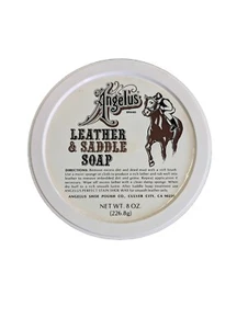 Angelus Leather and Saddle Soap Plastic Tub(8 oz) - Picture 1 of 1