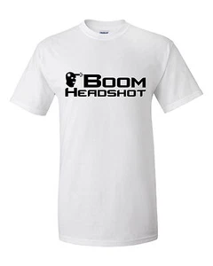 BOOM HEADSHOT - Herren Counter-Strike inspiriertes Gaming-T-Shirt Top - CSGO AWP MLG - Bild 1 von 1
