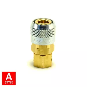 Accoppiatore raccordi tubo aria Foster 210-2803 1/8" femmina NPT FPT A Style - Foto 1 di 7