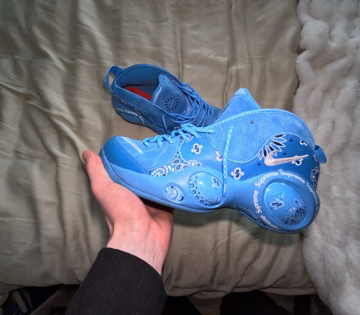 Nike Supreme x Air Zoom Flight 95 SP University Blue for Nike Supreme x Air Zoom Flight 95 SP University Blue for