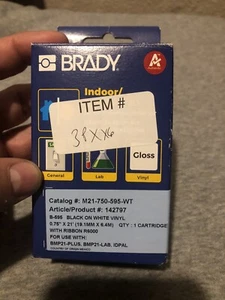 Brady M21-750-595-WT nuovo sigillato - Foto 1 di 1