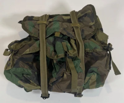 USGI Militar LC-2 Mediano ALICE Paquete de Campo con Correas para el Hombro M81 Bosque Camuflaje Foto 1 de 4