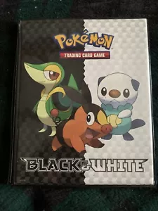 Raccoglitore Album Portfolio 4 Tasche Ultra Pro album black and white Pokemon - Foto 1 di 6