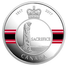 Canada 2017 $20 Fine Silver Coin Canadian Honours Sacrifice Medal