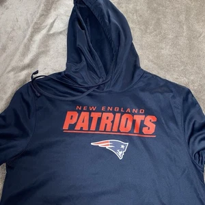 New England Patriots Hoodie Pullover Combine Authentic Mens L NFL Team Apparel - Picture 1 of 8