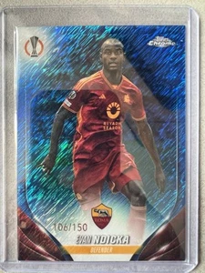 Topps Chrome Champions League 2024 No. 176 Evan Ndicka Blue Refractor /150 - Bild 1 von 2